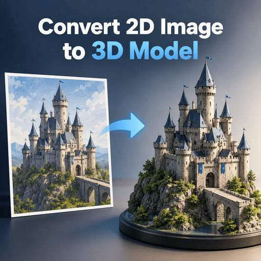 How to Convert 2D Image to 3D Model: Top 6 Ways