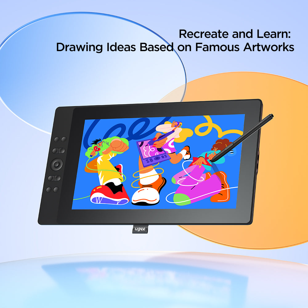 Recreate and Learn: Drawing Ideas Based on Famous Artworks