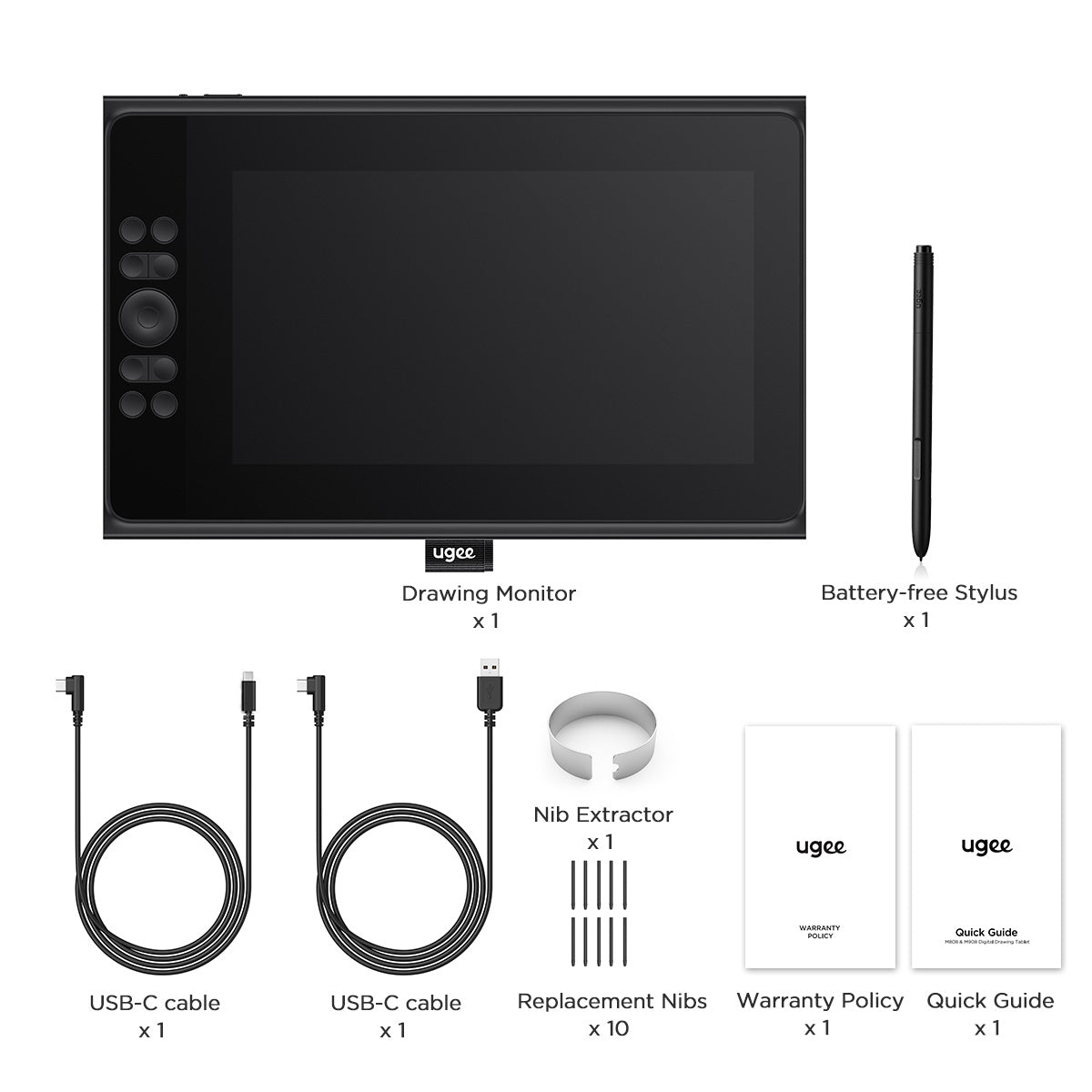 ugee 11.9" Drawing Monitor UE12 PLUS