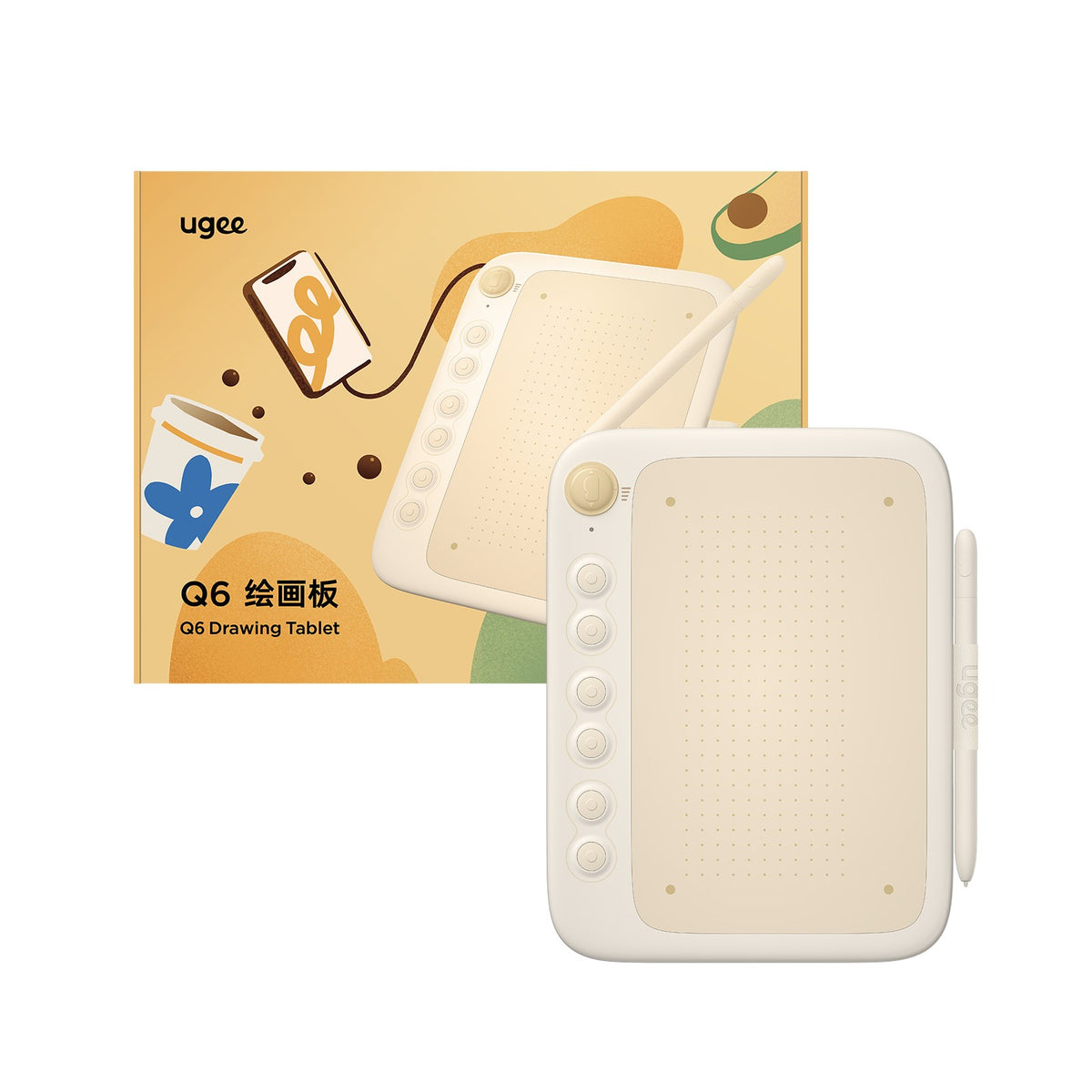 Ugee Puppet 6 Inch Mobile Drawing Tablet Q6 for Smartphones – ugee Official Store