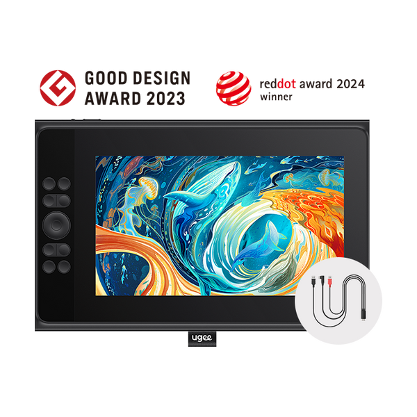 11.9 Inch Drawing Tablet with Screen UE12PLUS – ugee Official Store