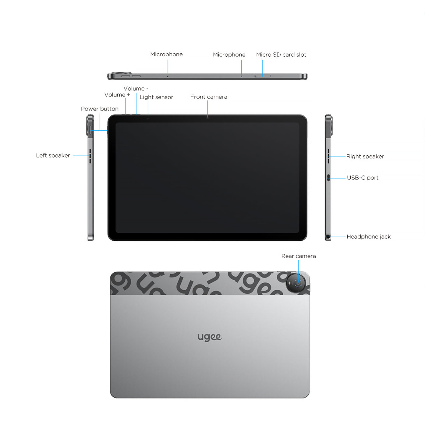 ugee 10.36" Fun Drawing Pad UT2