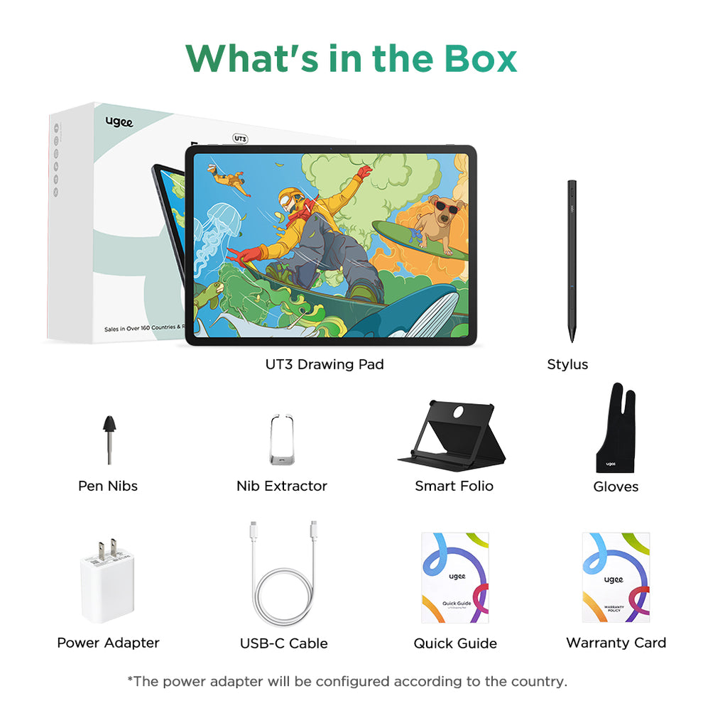 Ugee Paper ugee 14.25 Inch 3 in 1 Trio Pad UT3 Standalone Tablet – ugee Official Store