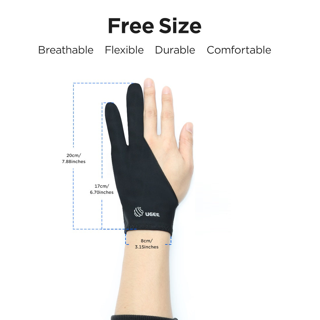 ugee Drawing Gloves 4pcs