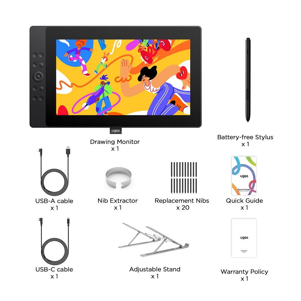 ugee 15.4" Drawing Monitor UE16