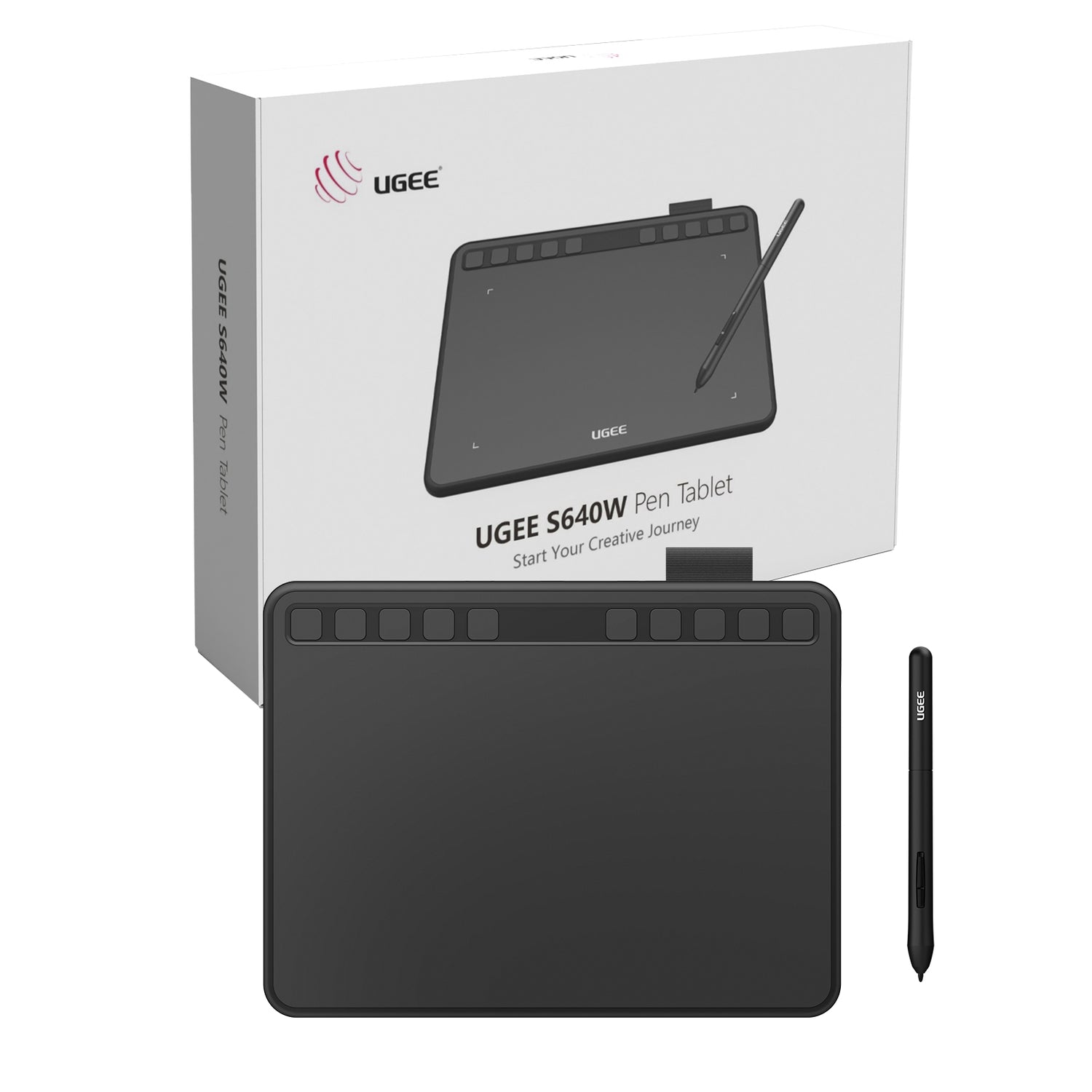 UGEE圖形數位板S640W - 無線版