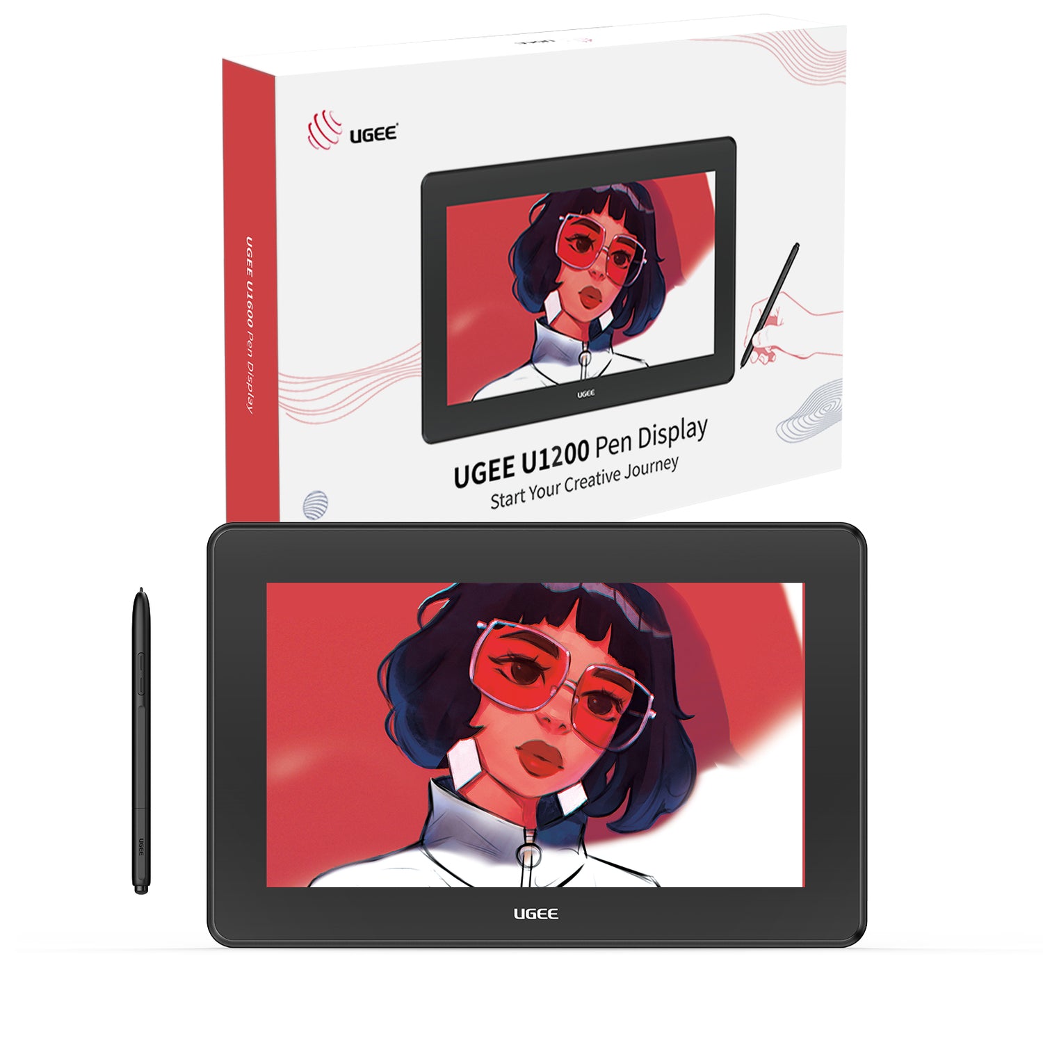 (Europe only)ugee 11.9″ Drawing Monitor U1200